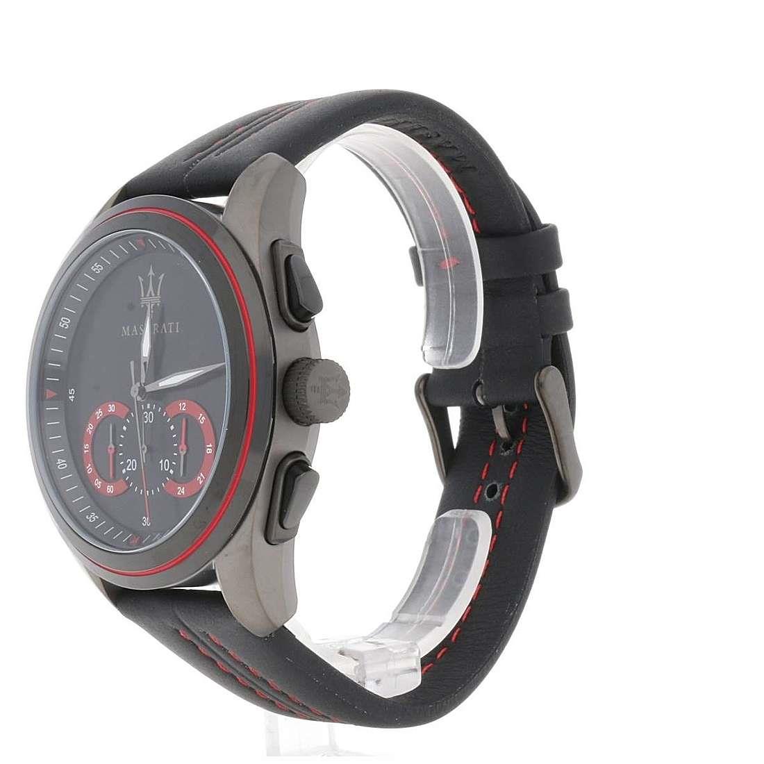 Maserati R8871612023 Traguardo Chronograph Black Dial Men's Watch Maserati R8871612023 Traguardo Chronograph Black Dial Men's Watch